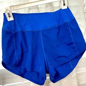 Lululemon🍋 Speed Up 4in Royal Blue High Rise